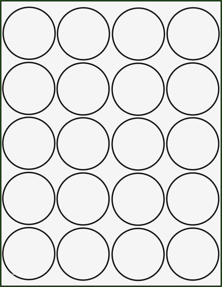 Printable Circle Stickers