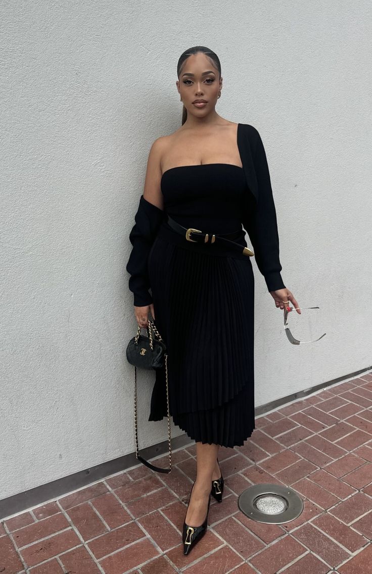 Work To Date Night Outfit, Jordyn Woods Outfits, Jordyn Woods Style, Corporate Wears, Woods Outfit, Date Night Outfit Ideas, Trendy Date Night Outfit, Night Outfit Ideas, Jordyn Woods