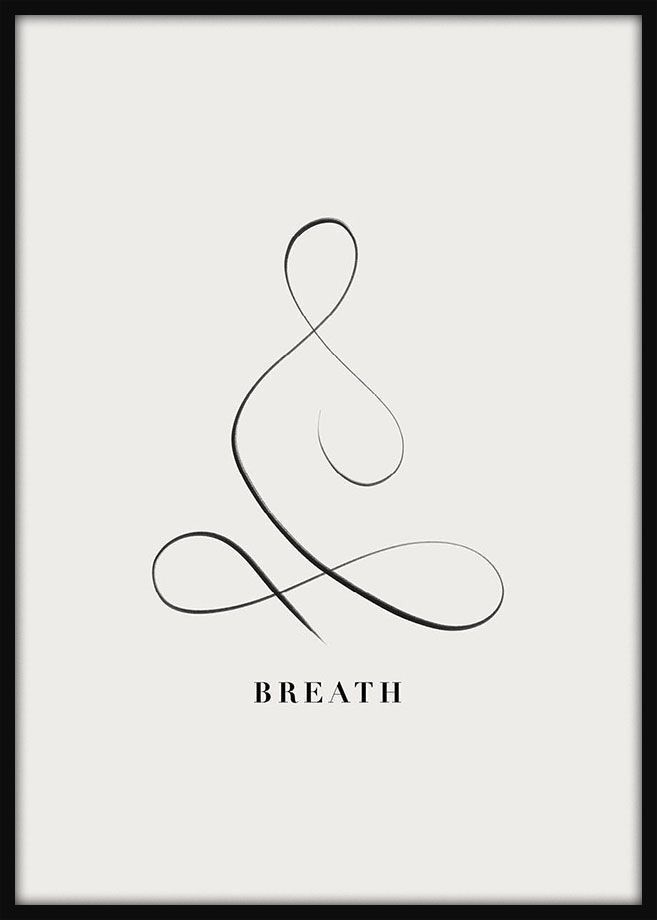 a black and white photo with the word breath written in cursive writing on it