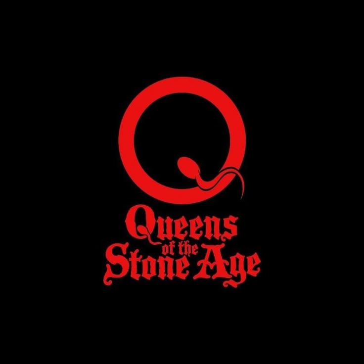 the logo for queens of the stone age, which is featured in an animated movie