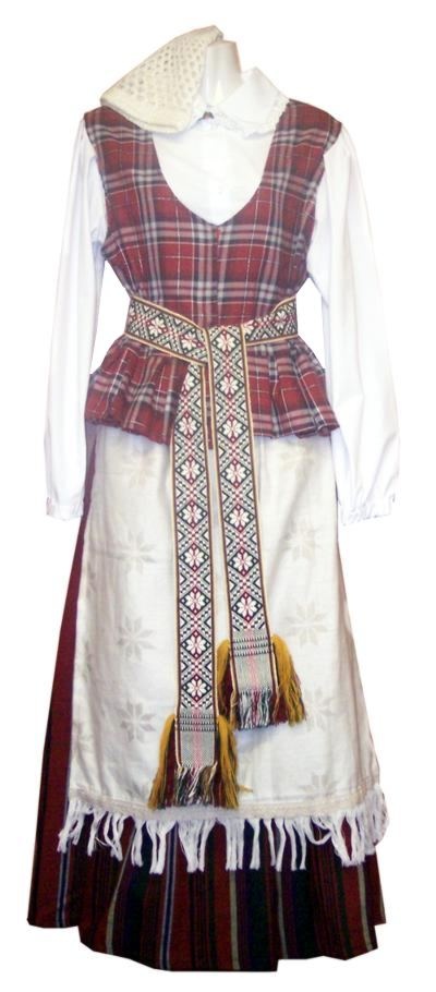 Lithuanian folk costume Lithuanian Clothing, Lithuanian Culture, Ice Queen Costume, Band Weaving, Baltic States, Folk Clothing, Baroque Architecture, Embroidered Tunic, Modern Trend