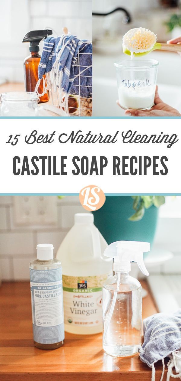 the best natural cleaning castle soap recipes