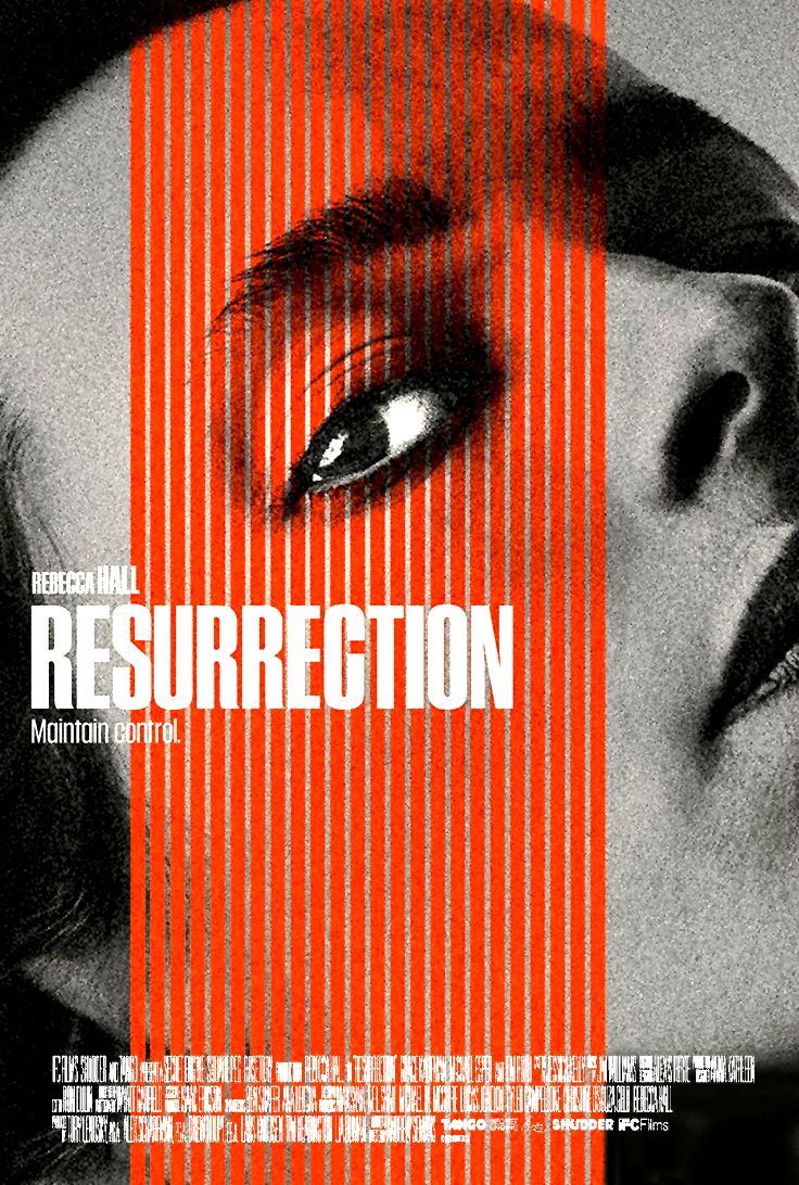 the movie poster for resurrection with a woman's face and eyes