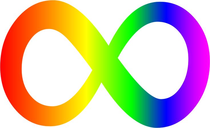 A rainbow coloured infinity symbol, the symbol of the neurodiversity movement. Radical Acceptance, Self Advocacy, Pride Day, Infinity Symbol, Cultura Pop, Free Illustrations, Puzzle Pieces, Free Pictures, Image Illustration