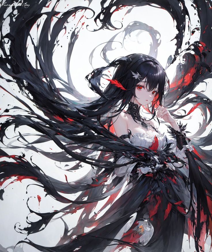 Ange Demon, 캐릭터 드로잉, Arte Sketchbook, Anime Artwork Wallpaper, Cool Anime Pictures, Anime Character Drawing, 영감을 주는 캐릭터, Anime Scenery Wallpaper, Red Eyes