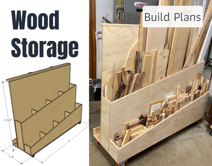 the wood storage box is being built and ready to be used as a tool holder