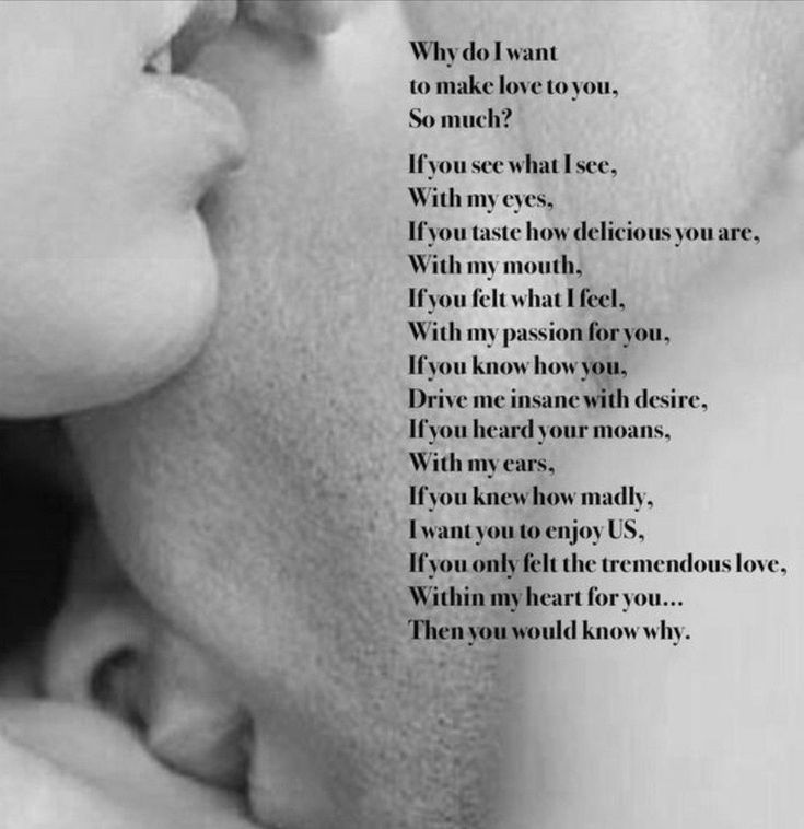 a man kissing a woman's forehead with the words, why do you want to make