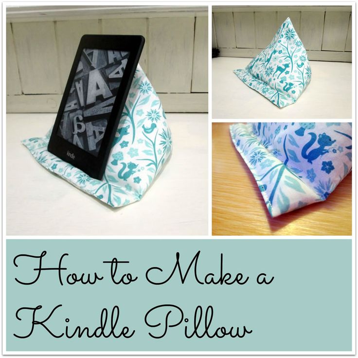 how to make a kindle pillow with an ipad in it and instructions on how to fold