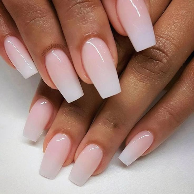 Faded Nails, Unghie Sfumate, Pink Glitter Nails, Ombre Acrylic Nails, Her Nails, Pink Acrylic, Pink Nail, Pink Acrylic Nails, Prom Nails