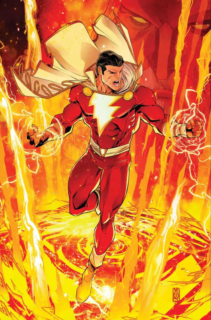 the flash is running through flames