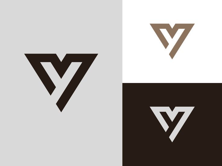 the letter v is made up of two different colors and shapes, with one black and white