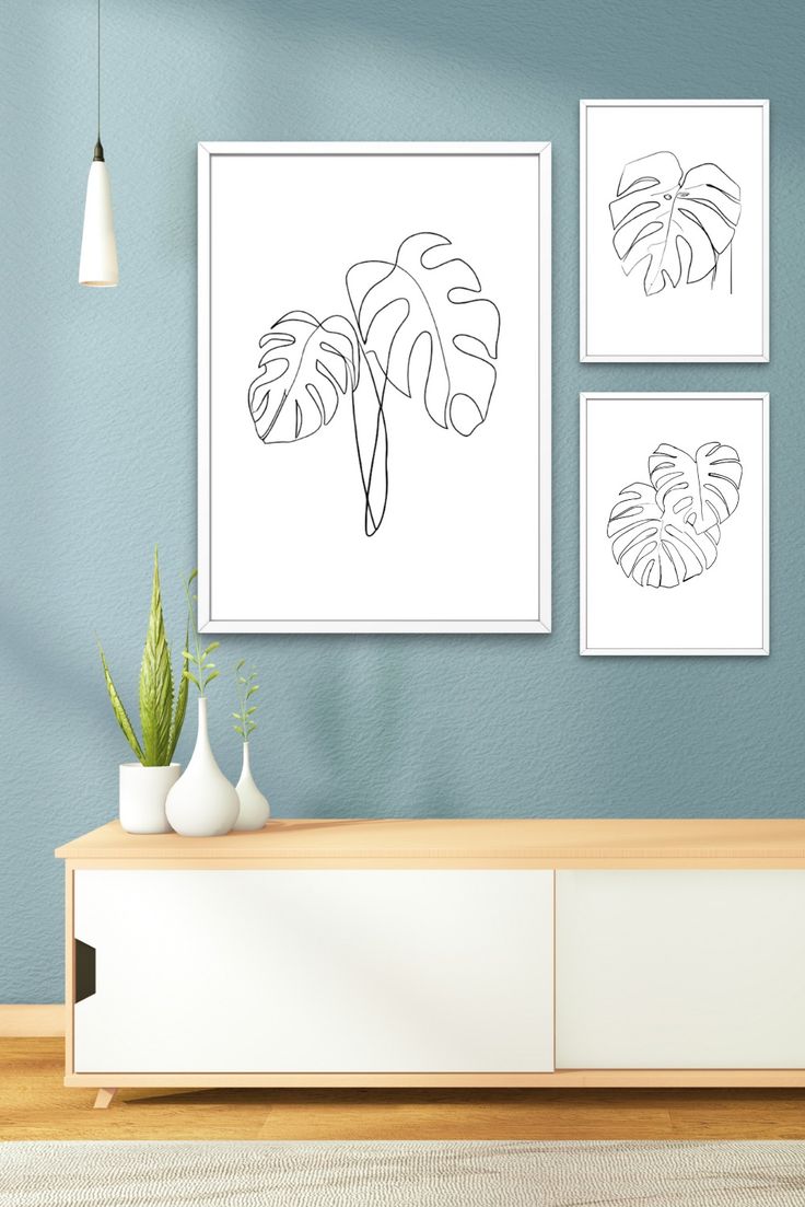 Minimalist Botanical Monstera Plants Digital Art Prints. Enjoy the benefits of instant gratification and customization by downloading and printing these prints yourself. Made with high-quality digital technology, these prints are designed to last and provide long-lasting beauty. Monstera plants provides a calming and tranquil atmosphere, creating a visual escape from the stresses of daily life. Transform your home into a serene oasis today! Plants Digital Art, Modern Bohemian Decor, Monstera Plants, Hygge Living, Instant Gratification, Prints Set Of 3, Monstera Plant, Plant Print, Etsy Art