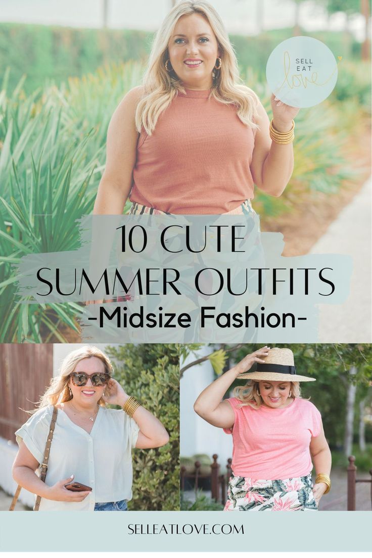 Hot Weather Outfits, Summer Outfits Curvy, Simple Casual Outfits, Midsize Outfits, Plus Size Summer Outfits, Midsize Fashion, Summer Outfits For Moms, Look Plus Size, Summer Dresses For Wedding Guest