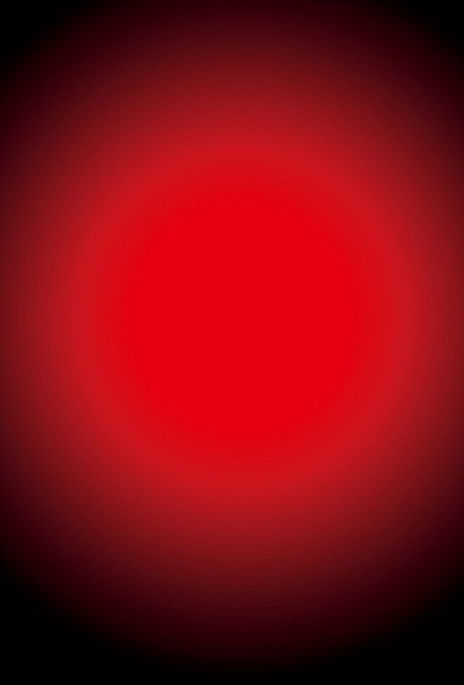 a red circle on a black background