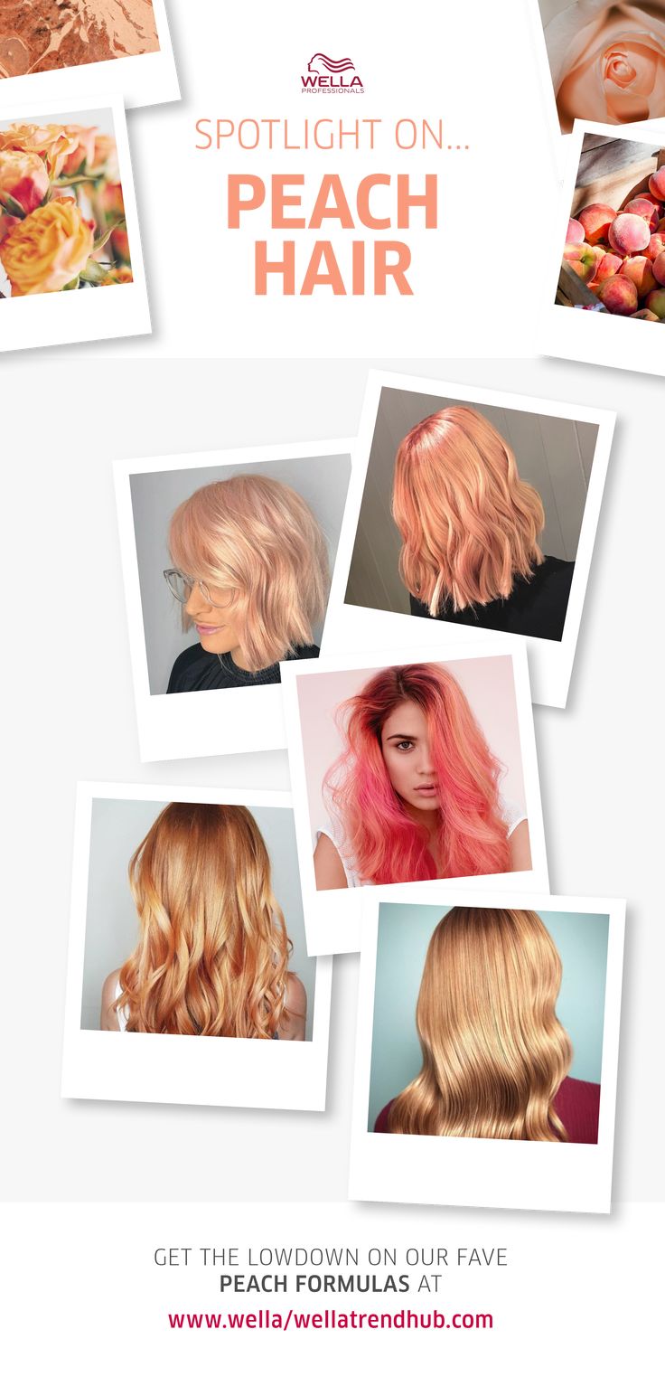 From hyper coral hues to soft peach-pink tones, our Wella Trend Hub has got you covered with the latest Wella Formulas for Peach Hair. Peach Hair Formula Wella, Peach Hair Color Formula, Peach Hair Formula, Peach Hair Dye, Wella Formulas, Peach Hair Color, Apricot Hair, Hair Formulas, Balayage Hair Tutorial