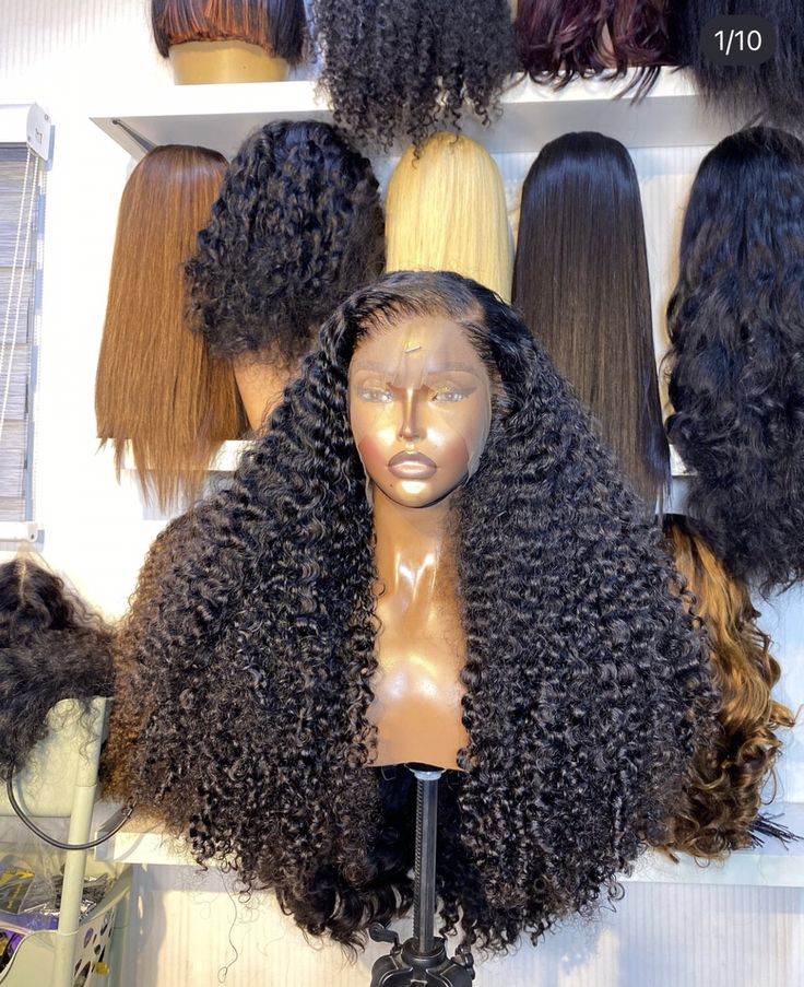 Long Curly Frontal Wig Hairstyles, Long Curly Frontal Wig, Curly Frontal Wig Hairstyles, Weave Business, Curly Frontal Wig, Wet And Wavy Hair, Lace Closure Hairstyles, Frontal Wig Hairstyles, Natural Hair Wigs