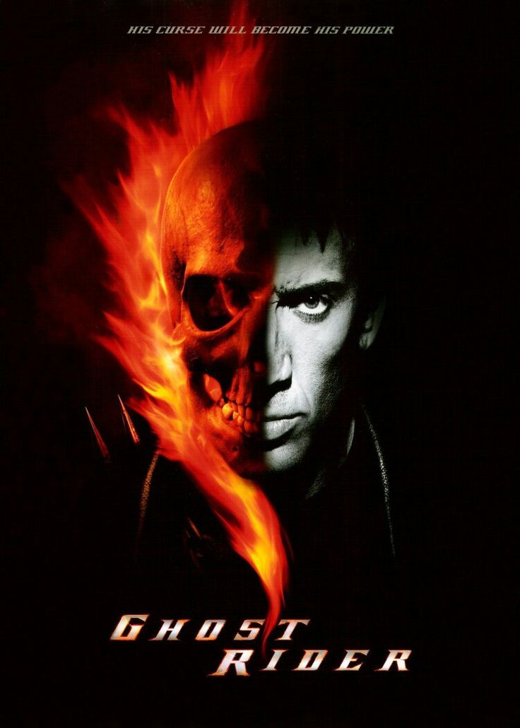 a man with a skull on his face in the dark surrounded by fire and flames