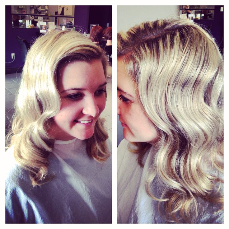 Vintage waves ! Soft subtle finger waves ! Retro blonde Vintage Waves, Finger Waves, Retro Waves, One Hair, Short Hair, Long Hair, Short Hair Styles, Blonde, Hairstyles