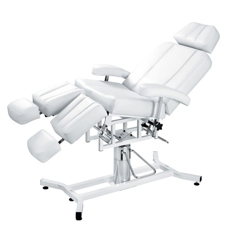 Elevate your client's comfort and overall experience with the Equipro Maxi-Comfort Hydraulic Facial Bed. This versatile facial bed is used for facials, massages, electrolysis, depilation, and body treatments. Completely covered in smooth ultra-resistant vinyl, the Maxi-Comfort Hydraulic Facial Bed features an easy-to-use hydraulic lift system with 360-degree swivel action, 15-degree tilt system for Lay-Z-Boy positioning, manual adjustable backrest and leg rest, removable ergonomic armrest, and e Facial Bed, Zero Gravity Recliner, Portable Spa, Hydraulic System, Pedicure Chair, Massage Tables, Furniture Packages, Massage Table, Salon Furniture