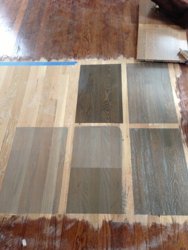 the flooring is being laid out on top of the wooden floor in this room