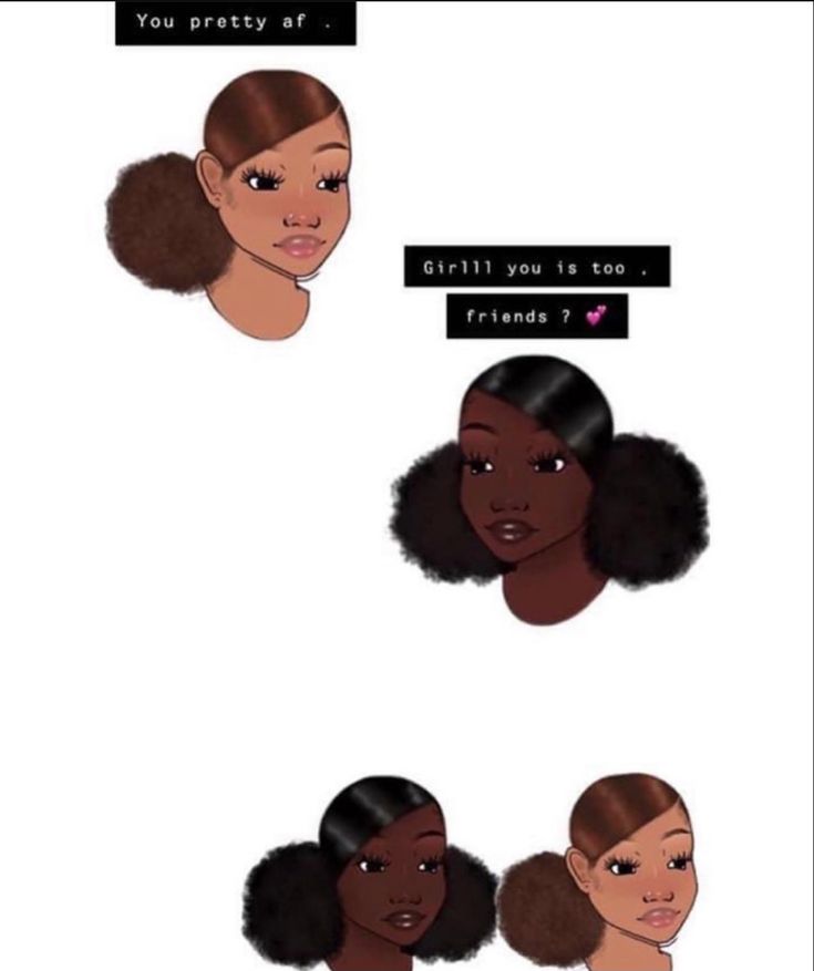 three different types of black women's hair with the caption you pretty are