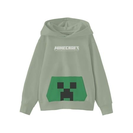 Dive into the pixelated world with the Minecraft Creeper Montage Boys Apparel Graphic Long Sleeve Hoodie. Featuring a dynamic design inspired by the iconic game, this hoodie blends comfort with gaming style. Available in sizes 4-18, it's perfect for young Minecraft enthusiasts. Keep your little one cozy and stylish in this uniquely designed and comfortable graphic hoodie. Size: 6/7.  Color: Green.  Gender: male.  Age Group: kids. Minecraft Outfits, Boys Fleece, Hoodie And Sweatpants, Kids Clothes Boys, Dynamic Design, Boys Hoodies, Gaming Clothes, Boys Long Sleeve, Graphic Long Sleeve