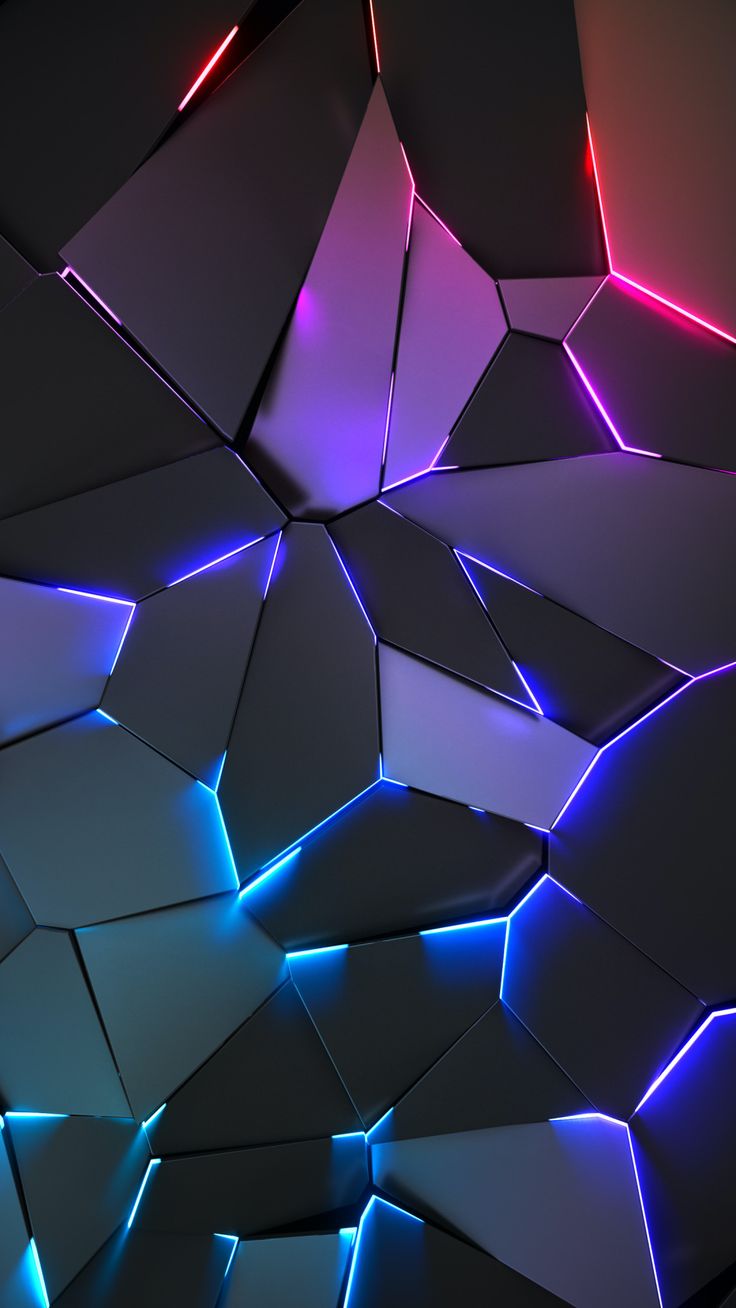 an abstract background with many different colored lights