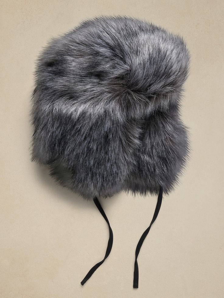 Capturing the essence of true Toscana shearling with this vegan-friendly version, this aviator-style hat shields the wearer from Mr.  Frost with fluffy, long-hair faux fur, the better to keep snowflakes at bay.  CROWN CAP: Since 1934, the expert craf Crown Cap, Aviator Style, Cap Hair, The Expert, Hat Fashion, Hats For Men, Banana Republic, Faux Fur, Winter Hats