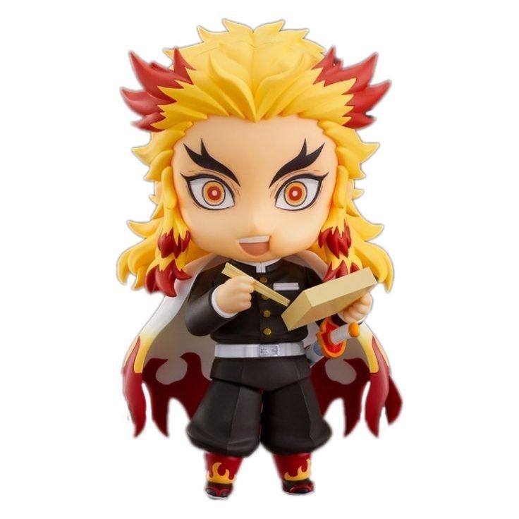 #renguko#anime#nendoroid Flame Breathing, Nendoroid Png, Flame Hashira, Smiling Expression, Demon Slayer Corps, Nendoroid Anime, Face Plates, The Demon Slayer, Rengoku Kyojuro