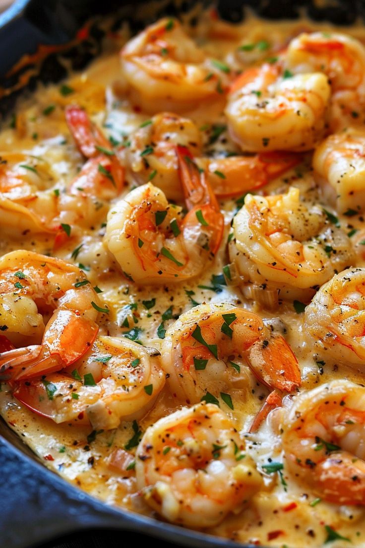 Famous Red Lobster Shrimp Scampi - That Oven Feelin Shrimp And Lobster Scampi, Large Raw Shrimp Recipes, Shrimp Recipes Scampi, Peeled Deveined Shrimp Recipes, Red Lobster Shrimp Scampi Recipe Copycat, Jumbo Shrimp Scampi, Shrimp Topping For Steak, Baked Shrimp Scampi Ina Garten, Shrimp Scampi And Linguine Recipe