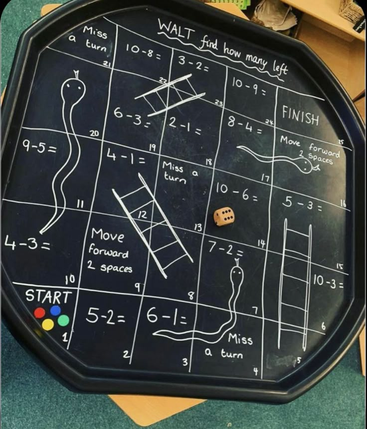 a chalk board with numbers and times on it