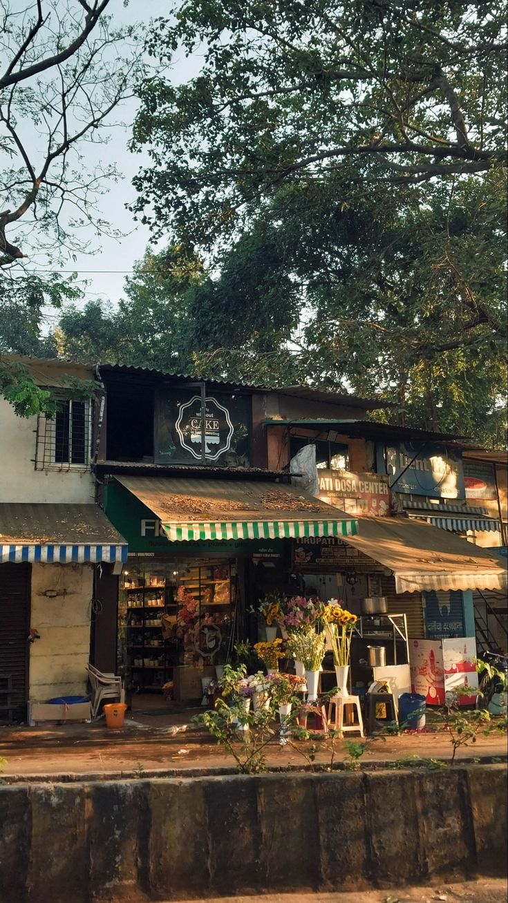 a store with lots of plants and flowers on the outside