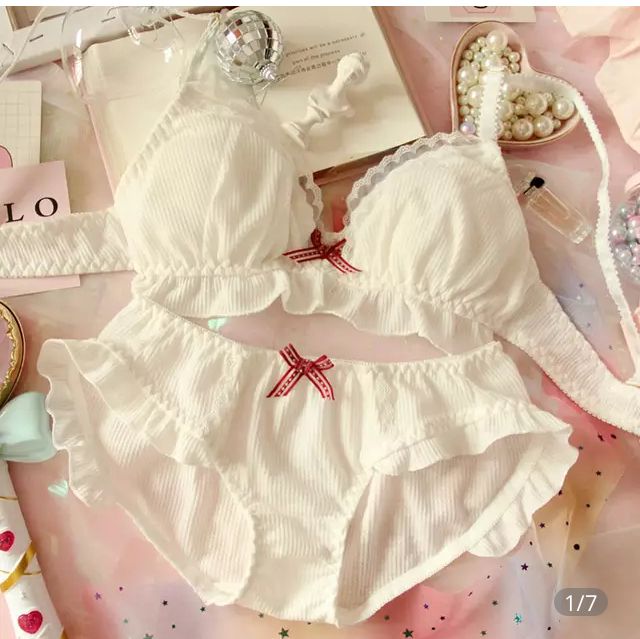 Kawaii Princess, Cute Bra, Cute Bras, Cute Lingerie, Pretty Lingerie, Bra And Panty Sets, Bras And Panties, Lolita Dress, Gothic Lolita