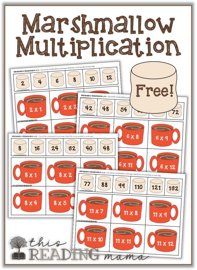 the free printable marshmallow math worksheet is perfect for students to practice addition skills