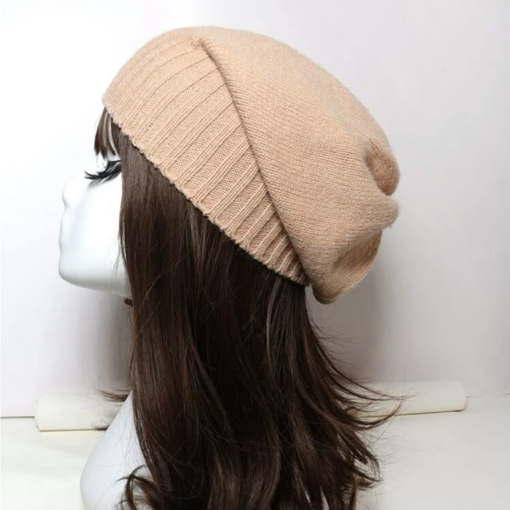 Solid Slouchy Beanie Cottage Core Grunge, Y2k Hats, Elegant Y2k, Slouchy Beanie Hats, Winter Headwear, Beanie Outfit, Cute Beanies, Fashion Dictionary, Fall Hats