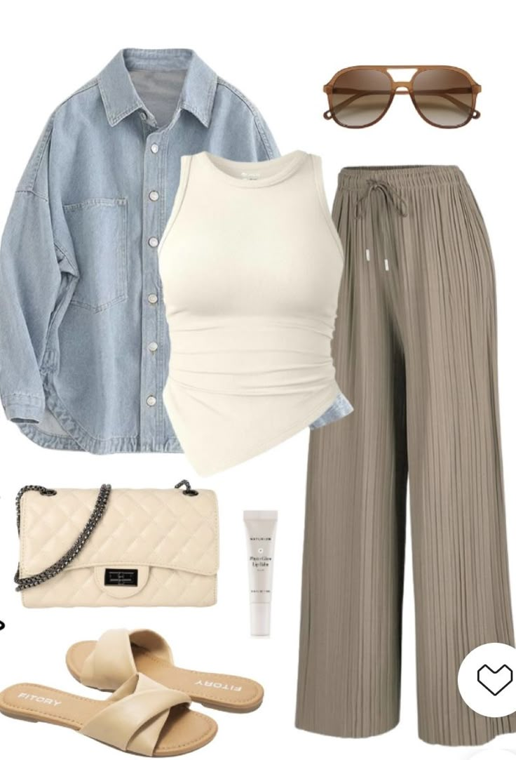 Causal Outfit Ideas For Women, Zoo Outfit Summer, Comfy Casual Outfits Summer, Real Estate Outfits For Women, Outfit Ideas Weekend, Friday Work Outfit, Summer Church Outfit, Spring Travel Outfits, Summer Casual Outfits For Women