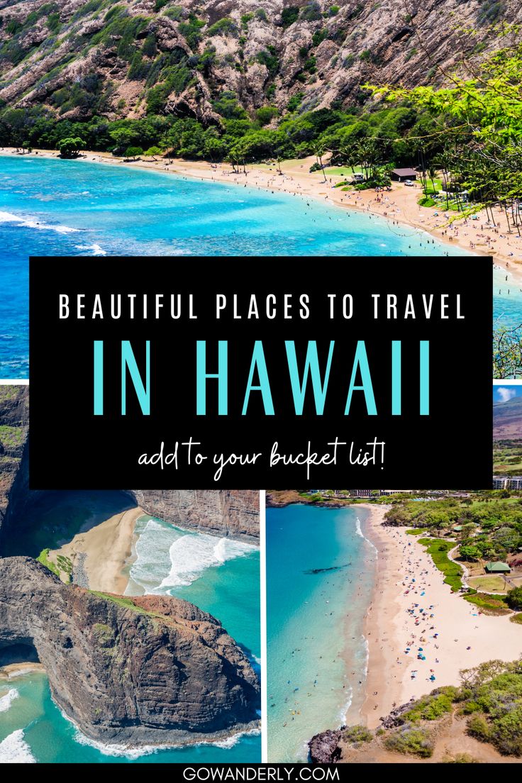 15 of the most beautiful places to visit in Hawaii, perfect for your travel itinerary. Best Places In Hawaii, Places To Visit In Hawaii, Hawaii Trip Planning, Hawaii Vacation Tips, Hawaii Islands, Hawaii Itinerary, Best Island Vacation, Most Beautiful Places To Visit, Best Places To Vacation