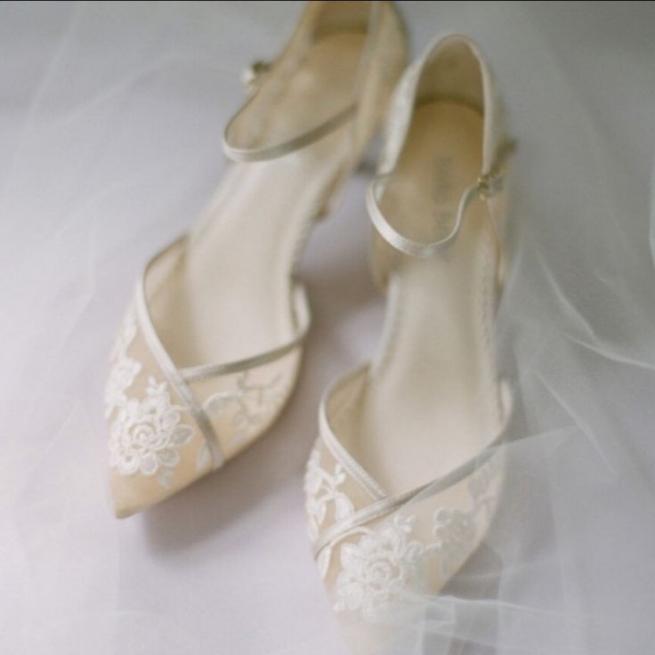 Bella Belle Size 7 Great Pre-Owned Condition, Some Wear To Bottom Sole Box Not Included Dust Bag Not Included Celia Lace D'orsay Nude Flats For Wedding Color: Nude Handmade Upper Material: Silk And Mesh Lining Material: Leather Lining Sole Material: Leather Sole Ankle Straps For A Secure Fit Wedding Bride Bridal Lace Feminine Elegant Rehearsal Dinner Engagement Photoshoot Boho Wedding Shoes Flats, Flats For Wedding Brides, Fitted Flat Heel Wedding Shoes, Elegant Lace Flat Heel Wedding Shoes, Elegant Lace Wedding Shoes With Flat Heel, Elegant Lace Flat Wedding Shoes, Formal Lace Bridal Accessories, Elegant Closed Toe Bridal Accessories, Elegant White Flat Heel Wedding Shoes