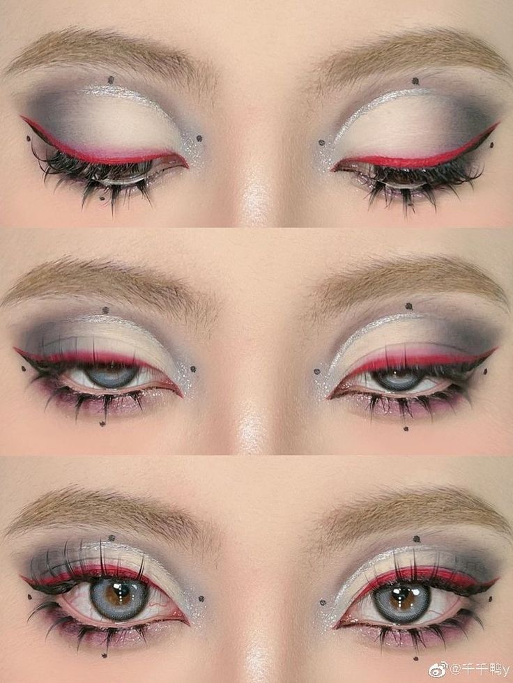 Webtoon Eyes, Descendants Makeup, Sailor Moon Makeup, Moon Makeup, Makeup Ojos, Performance Makeup, Doll Eye Makeup, Unique Makeup, Eye Makeup Designs