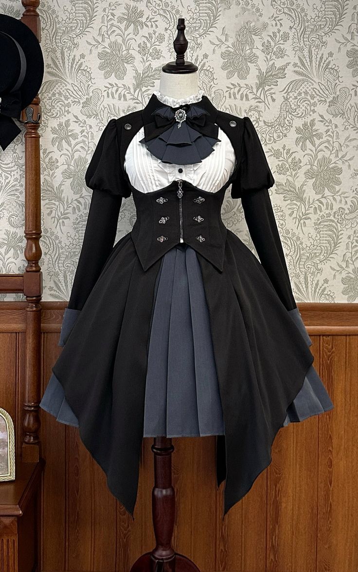 Dress And Corset, Triangle Skirt, Dragon Time, Gothic Theme, Lolita Outfit, Shopping Link, Open Bust, Op Dress, Lolita Outfits