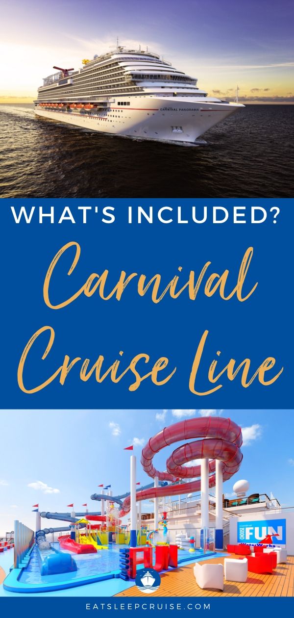 what's included? carnival cruise line