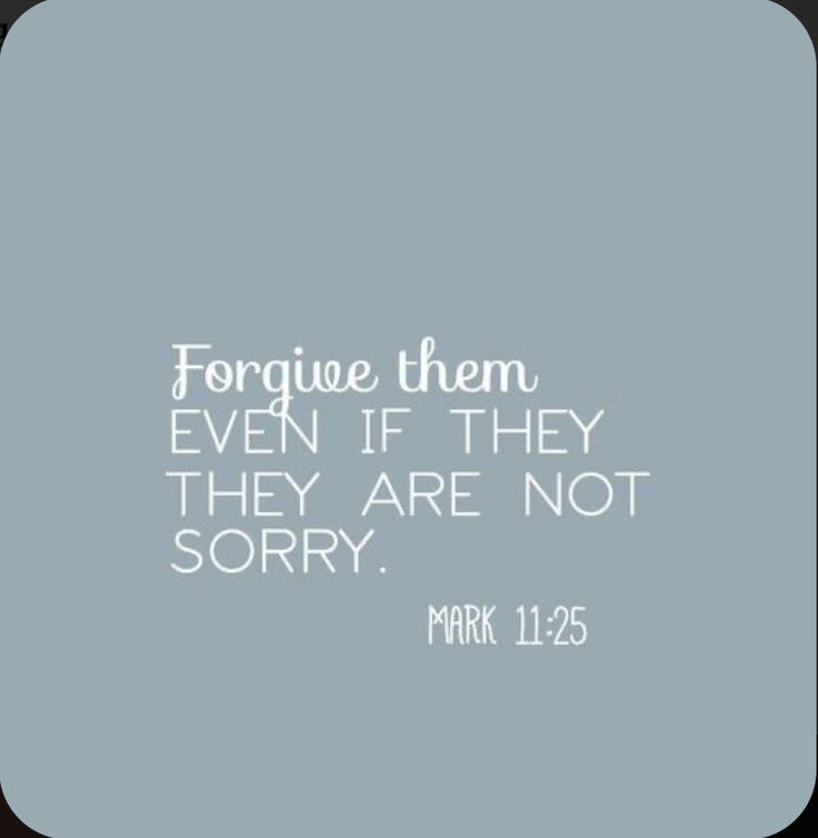 a blue background with white text that says, for those them even if they are not sorry