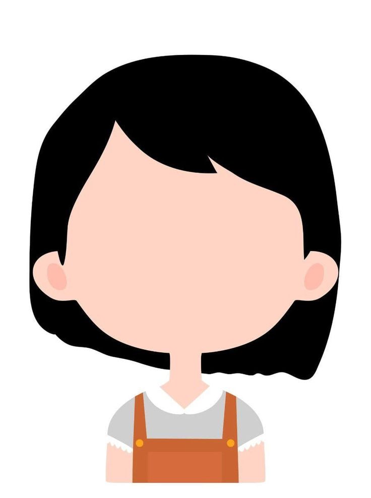 a woman with black hair and brown overalls is looking to the side while wearing an orange apron