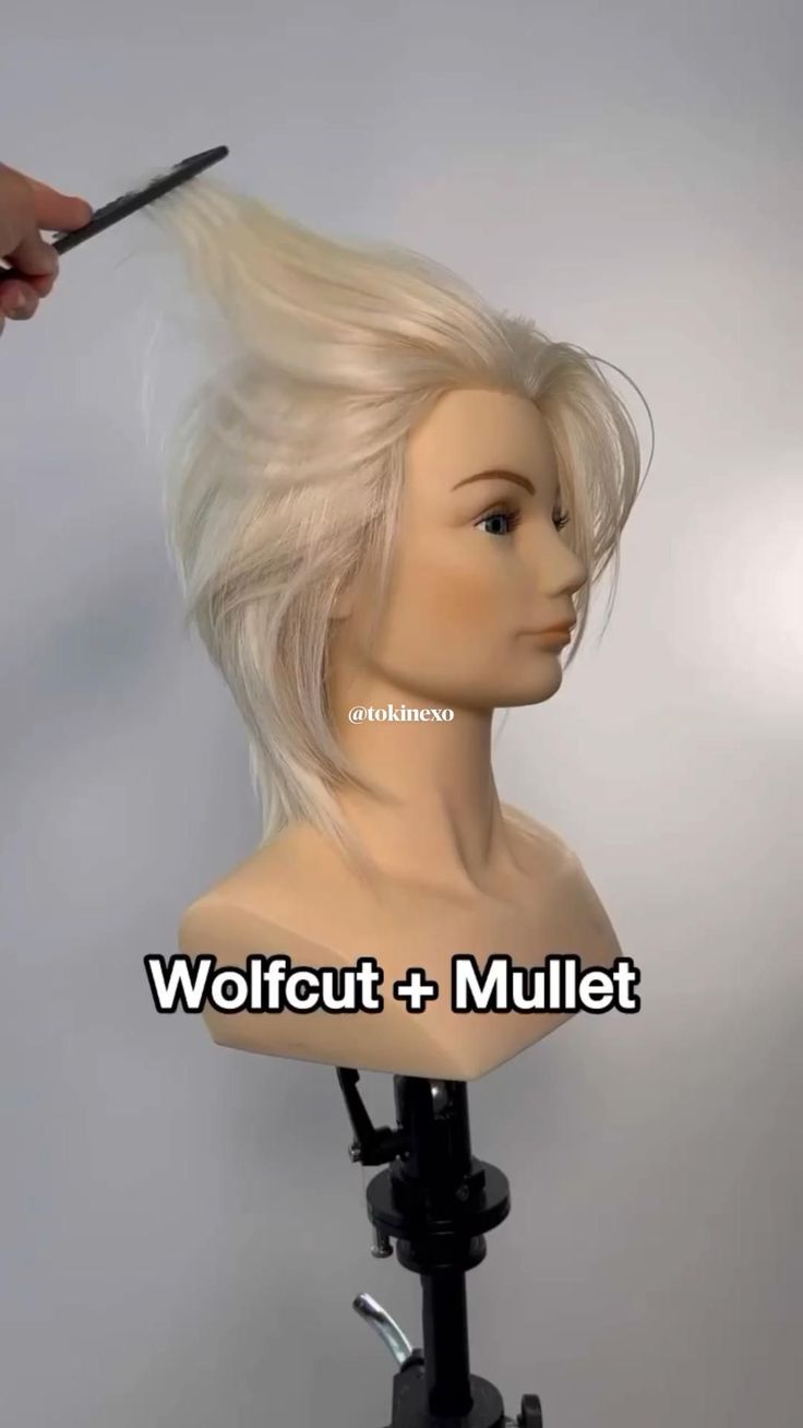 Wolfcut Mullet, Pretty Hair Cuts, Hair Cut Guide, Short Grunge Hair, Short Hair Tomboy, Easy Hair Cuts, Diy Haircut, Easy Bun, Easy Bun Hairstyles