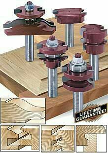 four different types of woodworking tools on a wooden board with instructions to use them