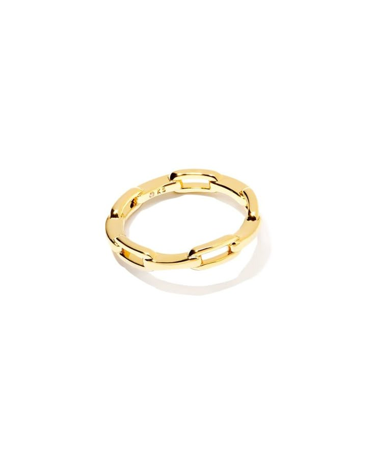 Make a statement with this classic in the making. Featuring a trending square link chain, the Andi Band Ring in Gold is an elevated basic to stack every day. Modern Metal Chain Link Ring, Modern Metal Link Chain Ring, Minimalist Jewelry With Solid Link Construction, Tarnish Resistant Chain Link Ring, Elegant Chain Ring With Chunky Link, Everyday Yellow Gold Chain Link Ring, Everyday Yellow Gold Chain Ring, Trendy Tarnish Resistant Rectangular Link Jewelry, Trendy Everyday Adjustable Chain Ring