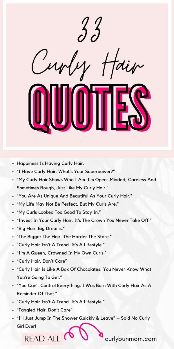 Curly hair quotes to help embrace & love your curls. Fun and cute curly hair quotes for girls with curls #curlyhairquotes #curlyhair #quotes #cgm #curlygirlmethod #checklist #curlygirl #cgproducts #curls Curly Hair Captions, Hard Hairstyles, Curls Quotes, Caption For Hair, Hairstyle Quotes, Love Your Curls, Cute Curly Hair, Hair Captions, Curly Hair Quotes