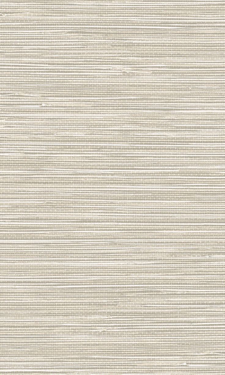 the textured wallpaper is beige and has small horizontal stripes on top of it