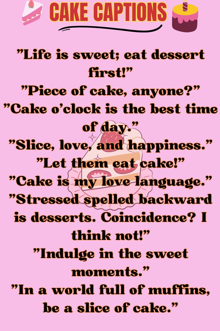 a cake caption with the words'life is sweet, eat dessert first? '