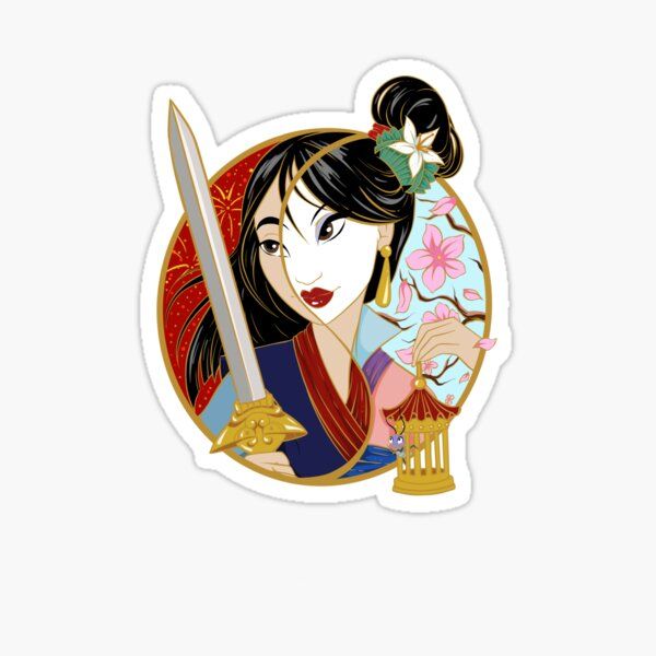 Pegatinas: Mulan | Redbubble Sell Stickers, Stickers Disney, Disney Au, Disney Stickers, Stickers Cool, Bambi Disney, Iphone Stickers, Mulan Disney, Disney Iphone